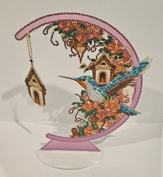 Bird house figurine